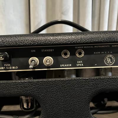 Fender Bandmaster "Drip Edge" 50-Watt 2-Channel Guitar Amp Head 1968 - 1969 - Silverface image 10