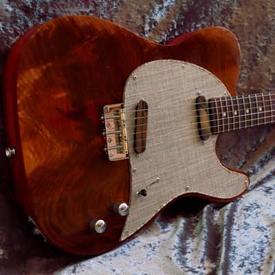 GB Liuteria Traditional Tele walnut and fabric image 7