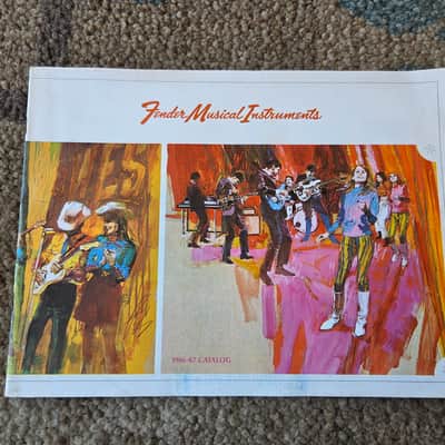 Vintage 1966-1967 Fender Musical Instruments Full-Line Catalog! Rare, Original Case Candy, Paperwork! image 1