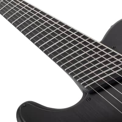 Schecter PT8MS Black Ops Lefty - Satin Black Open Pore image 9
