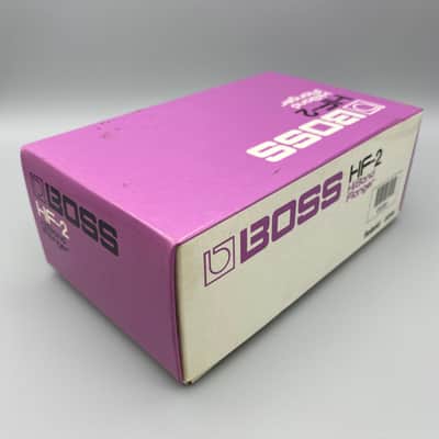Boss HF-2 Hi Band Flanger (Original box, Green Label) 1985 - 1989 - Pink image 10
