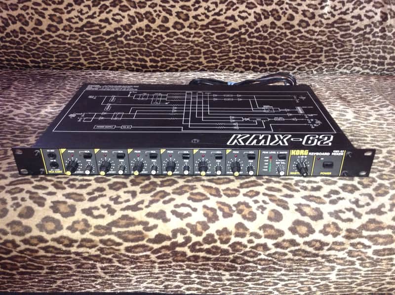 Vintage Korg KMX-62 6 Channel Stereo Keyboard Mixer w/VCA | Reverb