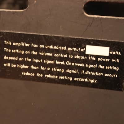 Vintage 1967 Selmer Vanguard Black Silver 15w Valve Amplifier w/ Pedal MINT image 7