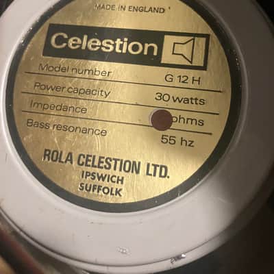Celestion G12H 1973 - Green/Grey image 6