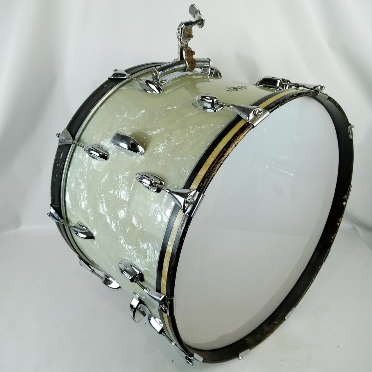 Slingerland 14x22" 70s Rail Mount WMP Bass Drum Vintage Sound King 3Ply 1971 USA — main photograph