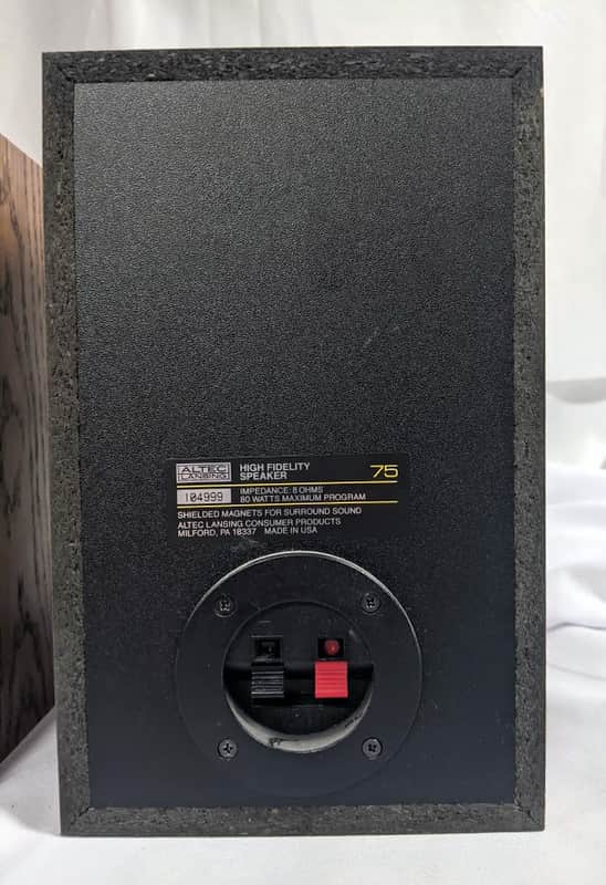 Altec Lansing Model 75 Hi-Fi 2-Way Bookshelf Speakers - Pair