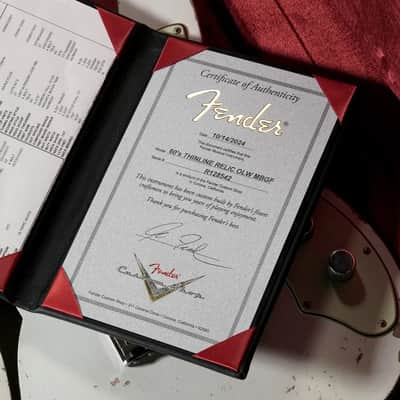Fender Custom Shop Master Built 1960s Thinline Telecaster Relic Olympic White by Greg Fessler [R128542] (01/15) image 3