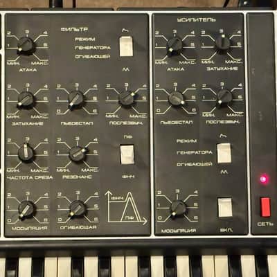 Formanta Polivoks 1980s with MIDI - Black image 5