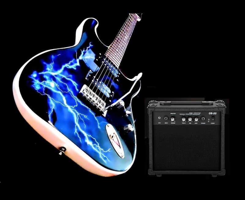🎸+Amp! Unmarked S Series Electric Guitar +Whammy / Tremolo +Rosewood FB +Soft Case/Gig Bag +Strap +Cable +Pick!🎸 image 1