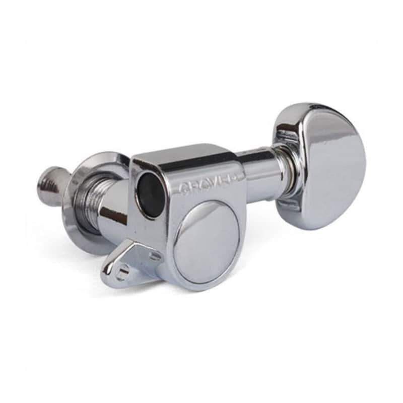 Grover 205C Mini Rotomatic 3 + 3 Tuners - Chrome image 1
