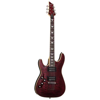 Omen Extreme-6 Black Cherry LH Schecter image 3