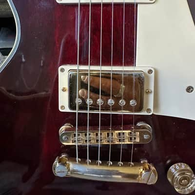 Gibson Les Paul custom 1976 - Wine red image 2