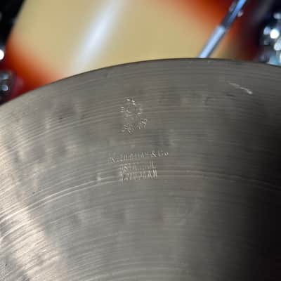 Vintage Rare Zildjian 15" K Istanbul Crash 1066g. (Bag RF4) image 4