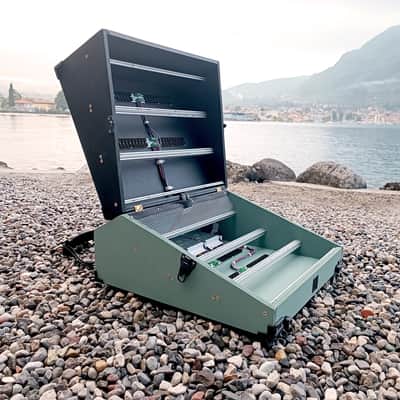 18U Eurorack Case Powered, 104 hp (or 84 or 126 hp) patched resealable, modular synthesizer synth image 15