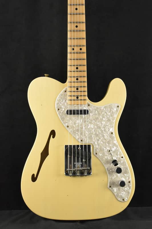Mint Fender Custom Shop '68 Tele Thinline Journeyman Relic - Aged Vintage Blonde image 1