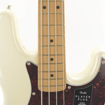Fender Player Plus Jazz Bass with Maple Fretboard 2024 Olympic Pearl image 2