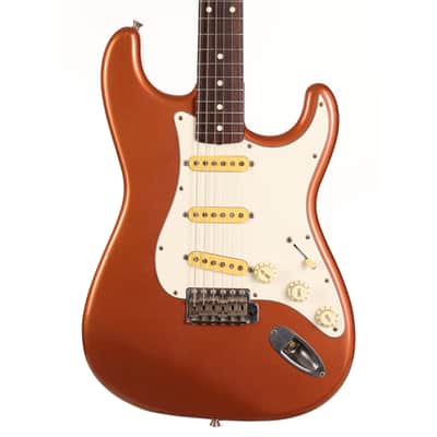 Fender 1991 ST-62 Stratocaster Reissue MIJ Burgundy Mist Metallic Matching Headstock image 1