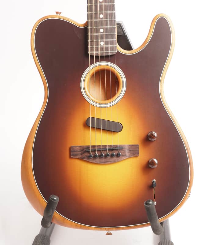 Fender Acoustasonic Player Telecaster 6-String Acoustic Guitar (Shadow Burst)