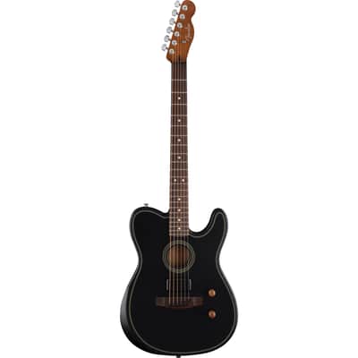 Fender Acoustasonic Standard Telecaster Black - Acoustic Guitar image 1
