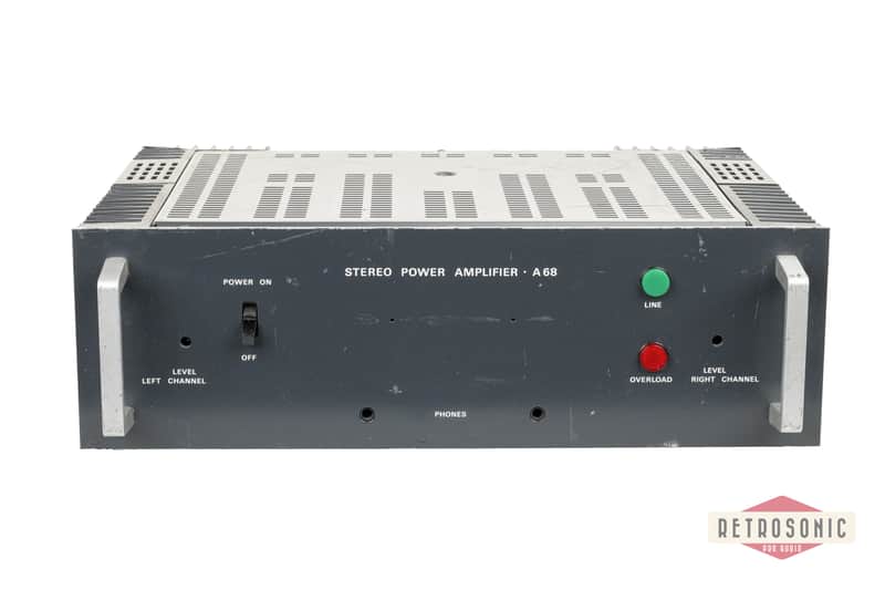 Studer A68 Stereo Power Amplifier image 1