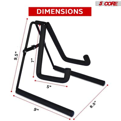 5 Core Ukulele Stand A Frame Metal Body w Soft Padded Arms Support Banjo Ukuleles Mini Guitar Violin image 4