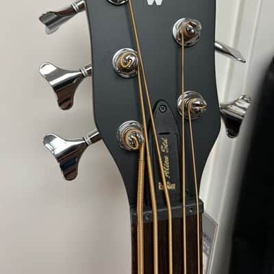 Warwick RockBass Alien Standard 5 String Acoustic Electric Bass - Black image 3