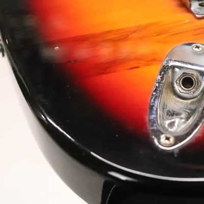 Harmony H-80 Strat Style Electric Guitar Sunburst Finish 1980's image 15