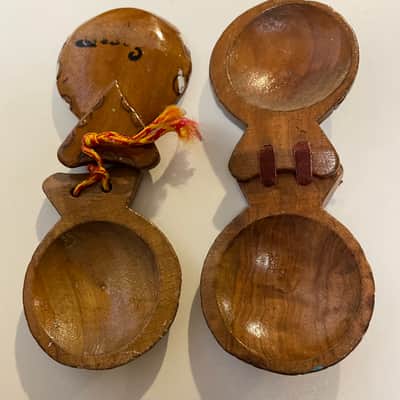 Handmade Pair of Spanish Castenets image 2