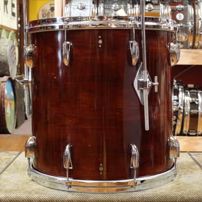 1970s-80s Gretsch Stop Sign/Square Badge Outfit in Rosewood Gloss 14x24 10x12 16x16 image 10