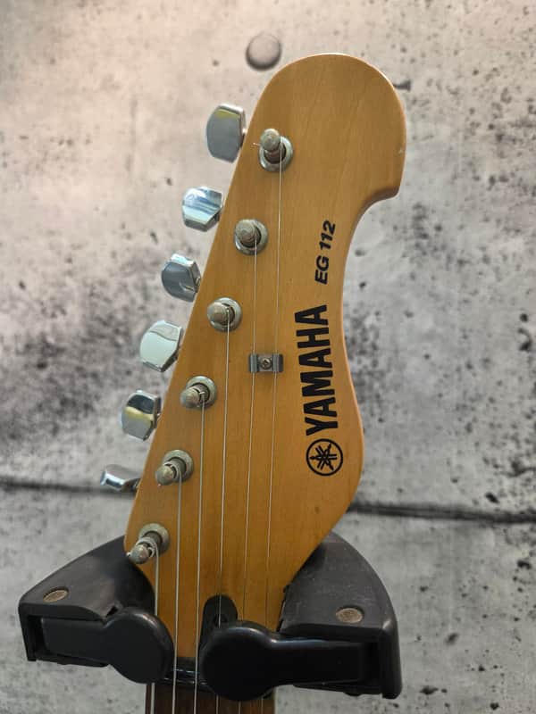 Yamaha EG112 Electric Guitar 2000'S - Glossy Black | Reverb