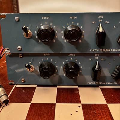 Vintage Pultec EQH-2 tube equalizer pair just serviced Circe 1965 image 2