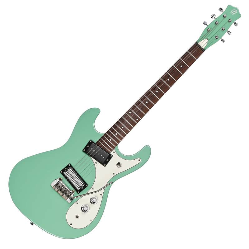 Danelectro 64XT-AQUA Reversed Double Cutaway Offset Horn Shape 6-String Electric Guitar image 1