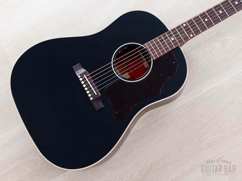 2024 Gibson ‘50s J-45 Original Dreadnought Acoustic Guitar Ebony, Mint w/ Case, Tags image 1