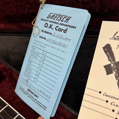 Gretsch G6120AM Nashville 2005 Tiger Maple Amber Stain image 5