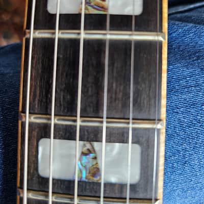 Hagstrom Super Swede. Gloss flame maple top.Cherry Sunburst image 6