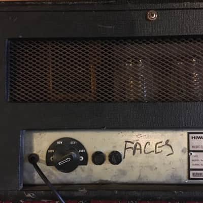 Hiwatt  The Faces , Original , Ronnie Lane , Ron Wood , Rod Stewart  1970  Black image 5