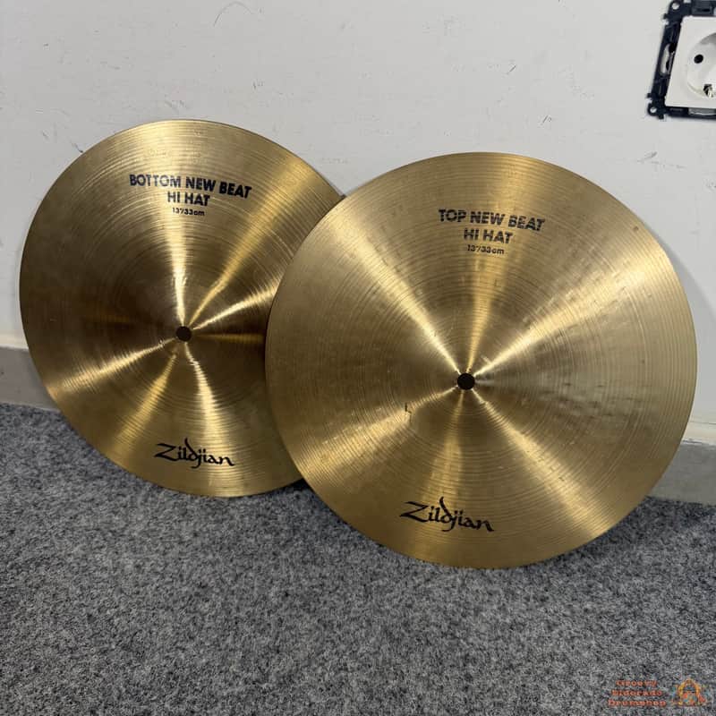 Zildjian Avedis 13” New Beat Hihat Cymbals - Vintage imagen 1