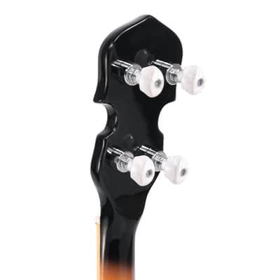Gold Tone DOJO-DLX Cutaway Body Flamed Maple Top Maple Neck Deluxe 5-String Resonator Banjo with Hard Case & Pickup image 10