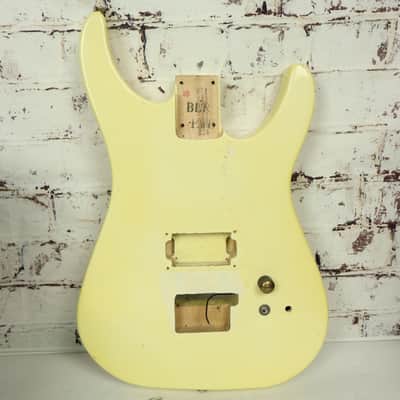 Vintage 80s Chandler Industries USA Kramer Pacer Guitar Body / Aged Cream image 1