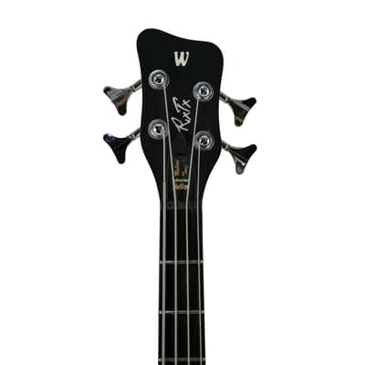 Warwick RockBass Artist Line Robert Trujillo Signature 4-String Bass Guitar, Black Satin (No Bag), RBG55851619 image 8