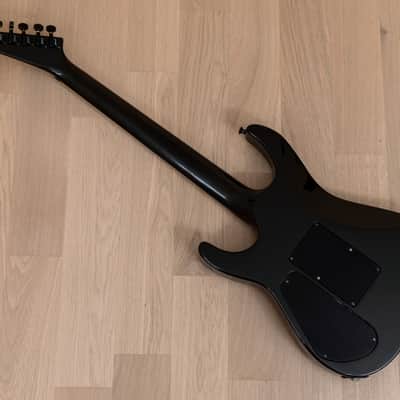 1990s Grover Jackson Soloist Standard SSH Neck Through Guitar Metallic Black, Japan image 12
