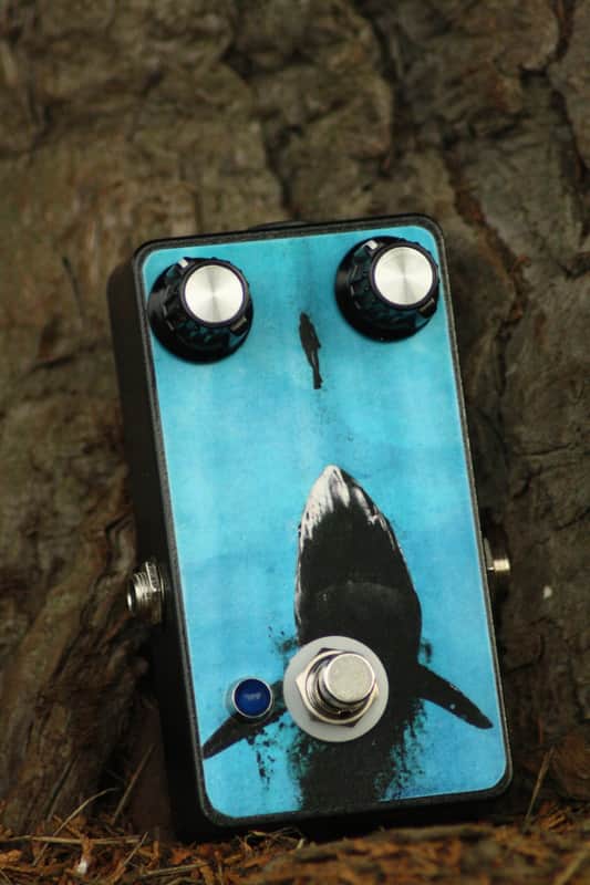 Millipede FX - Fuzz Guitar Pedal - 'Shark Bait 2' - Black / Blue image 1