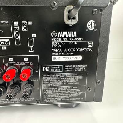 Yamaha RX-V583 7.2 Channel Wi-Fi Bluetooth AV Receiver w/ Remote image 9