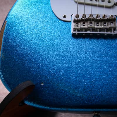 XOTIC USA XSC-1 Medium Relic California Classic "Blue Sparkle + Maple" (2019) image 10