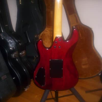 Vintage Aria Pro II / Case CT Series /Floyd Rose early 80's Red Mahogany image 3