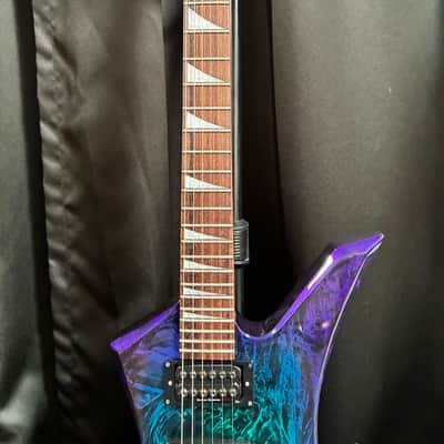 Jackson Pro Series KE3 Kelly 2003 - 2009 - Eerie Dess Swirl w/ Floyd Rose image 2