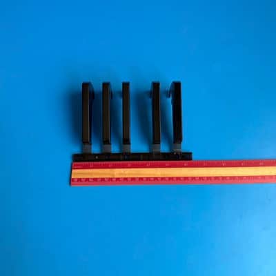CASIO LK-100 LK-110 LK-45 Lighting Keyboard Part: Black Keys [One Octave] image 7
