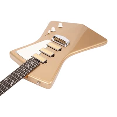 2022 Ernie Ball Music Man St. Vincent Goldie Cashmere, H0XXXX image 2