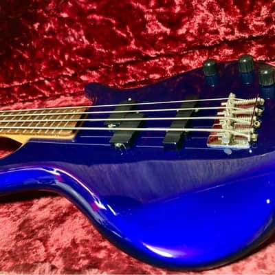 Ibanez SR400 Blue 1994  Made in Japan Electric Bass Guitar Used image 2