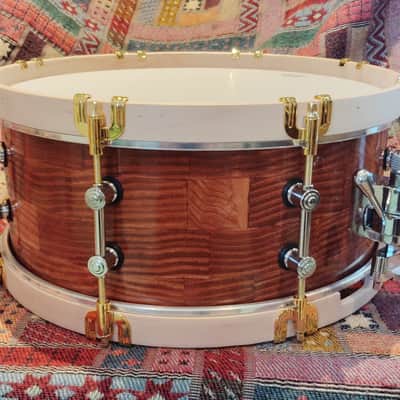 SSS Solid Shell Shop Custom Snare Drum Unikat 2025 - Brown image 4